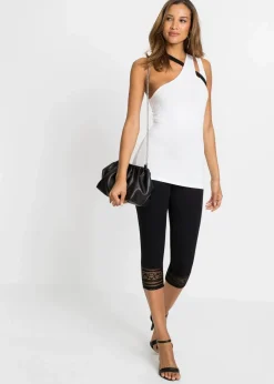 Capri-Leggings mit Bio-Baumwolle