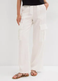 Cargohose aus fließendem Lyocell-Mix