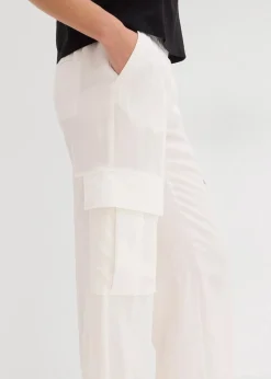 Cargohose aus fließendem Lyocell-Mix