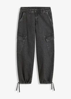 Cargo-Jeans Mid Waist