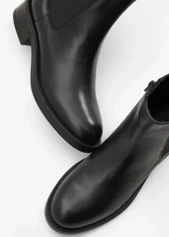 Chelsea-Boots aus Leder