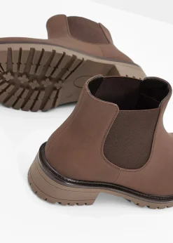 Chelsea-Boots mit Profilsohle