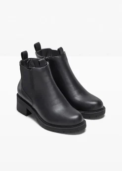 Chelsea-Boots mit Profilsohle