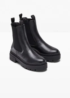 Chelsea-Boots mit Profilsohle