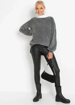 Chenille-Longpullover