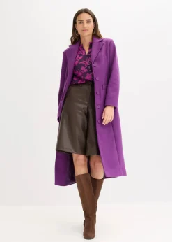 Chiffon Bluse mit Smok-Details