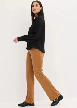 Chiffonbluse mit Rüschen