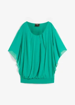 Chiffonbluse mit Untertop