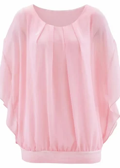 Chiffonbluse mit Untertop