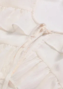 Chiffonbluse mit Volants