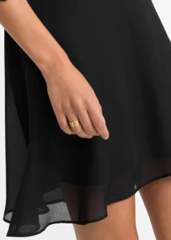 Chiffonkleid mit Spitze