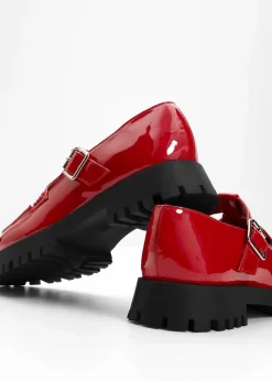 Chunky Loafer mit Cut-Outs