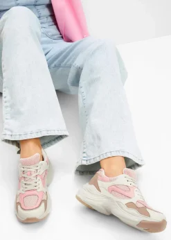 Chunky Sneaker mit leichter Sohle