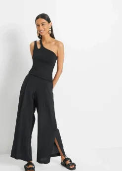 Cold-Shoulder Top mit Bio-Baumwolle