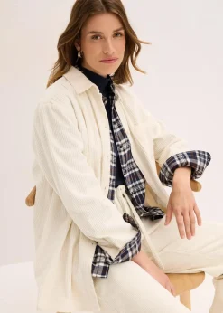 Cordhemd aus reiner Baumwolle