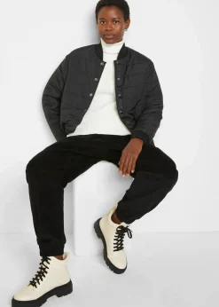 Cord-Hose aus Baumwoll-Mix