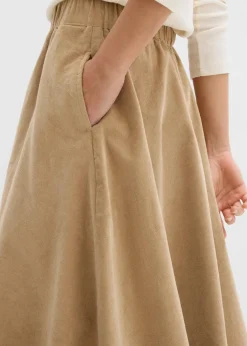 Cordrock aus Baumwoll-Mix