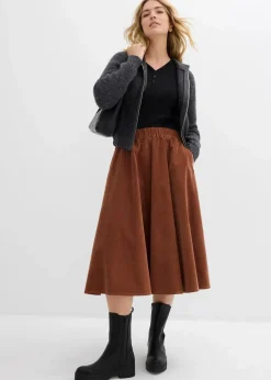 Cordrock aus Baumwoll-Mix