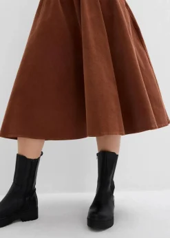 Cordrock aus Baumwoll-Mix