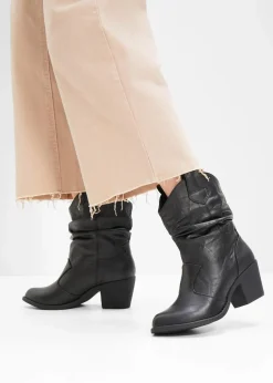 Cowboy-Boots mit Raffung