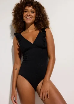 Crochet Badeanzug mit Volant