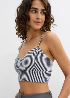 Cropped Top aus reiner Bio-Baumwolle (2er Pack)