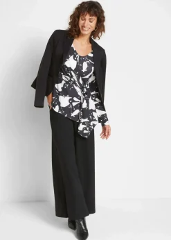 Culotte aus Viskos-Mix