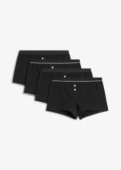 Damen Boxer mit Bio-Baumwolle (4er Pack)