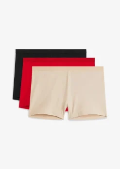 Damen Boxer mit Bio-Baumwolle (3er Pack)