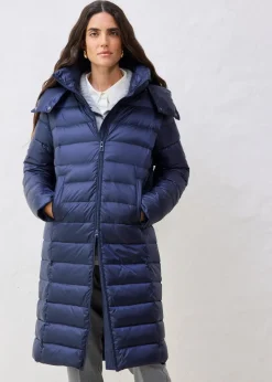 Daunenmantel mit recycelten Daunen