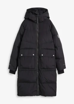 Daunenmantel mit reflektierenden Details