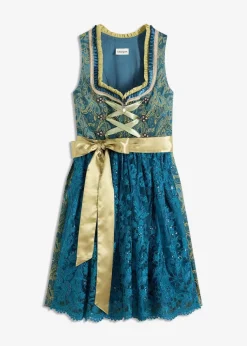 Dirndl mit Pailletten Schürze (2-tlg.Set)