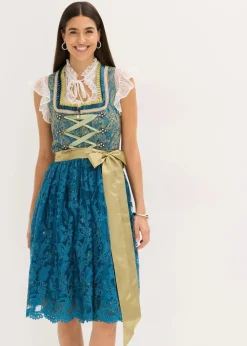 Dirndl mit Pailletten Schürze (2-tlg.Set)