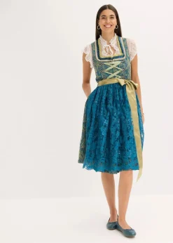 Dirndl mit Pailletten Schürze (2-tlg.Set)