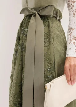 Dirndl mit Pailletten Schürze (2-tlg.Set)