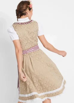 Dirndl mit Schürze, knieumspielend (2-tlg. Set)