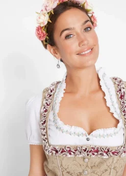 Dirndl mit Schürze, knieumspielend (2-tlg. Set)