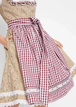 Dirndl mit Schürze, knieumspielend (2-tlg. Set)
