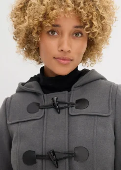 Duffle-Jacke, Wollimitat