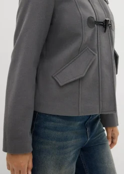 Duffle-Jacke, Wollimitat