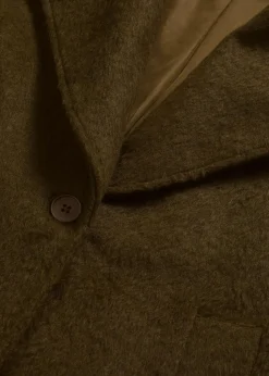 Einreihiger Oversize-Mantel