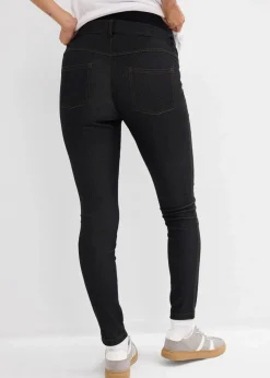 Elastische Umstands-Leggings in Jeansoptik