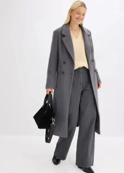 Eleganter Zweireihiger Mantel