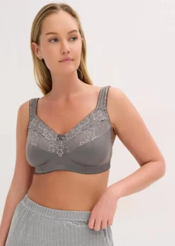 Entlastungs-BH ohne Bügel mit gepolsterten Trägern (2er Pack)