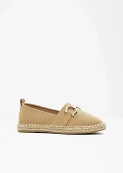 Espadrilles mit Schnalle