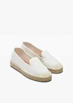 Espadrilles mit Stickerei