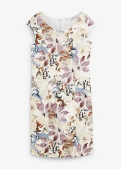 Etuikleid aus Baumwollsatin