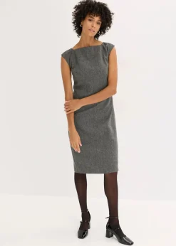 Etuikleid in Tweedoptik