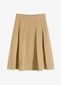 Faltenrock aus softem Viskosemix