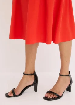 Faltenrock aus softem Viskosemix